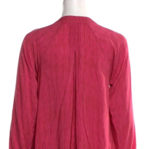 Natalie Martin 100% Rayon Pink Long Sleeve Fiore Short Tent Dress Size XS - Picture 6 of 8